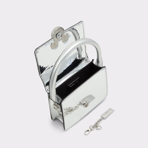 Disney X Aldo Silver Top Handle Bag - Picture 5 of 5